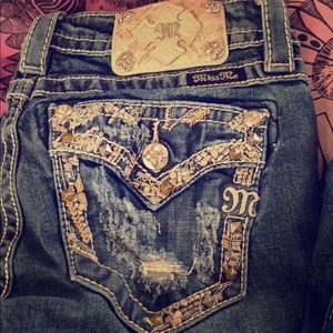 Miss me bling jeans straight